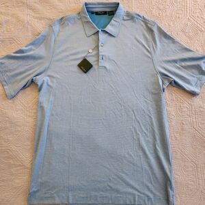 Bobby Jones Performance Jersey Stripe Polo Shirt Size XXL NWT